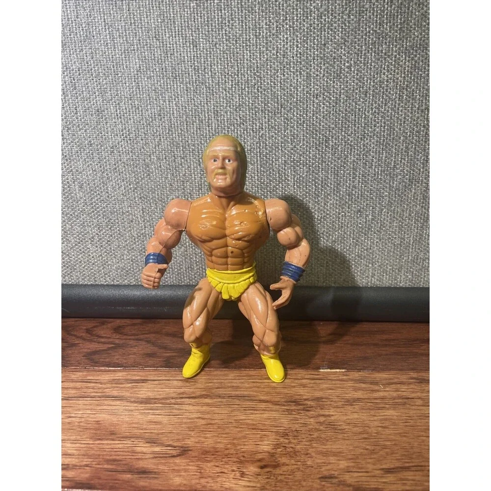 1980's Bootleg HULK HOGAN Action Figure Wrestling Champs WWE WWF WCW Played